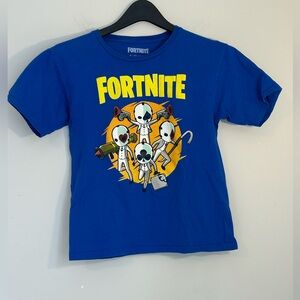 Fortnite Blue Graphic Tee – Kids XL (14/16) | Squad Design